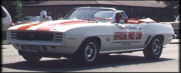 '69 Camaro pace car