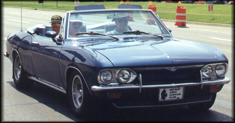 Late model Corvair convertible